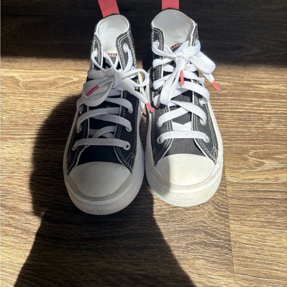 Converse Black and White High-Top Sneakers